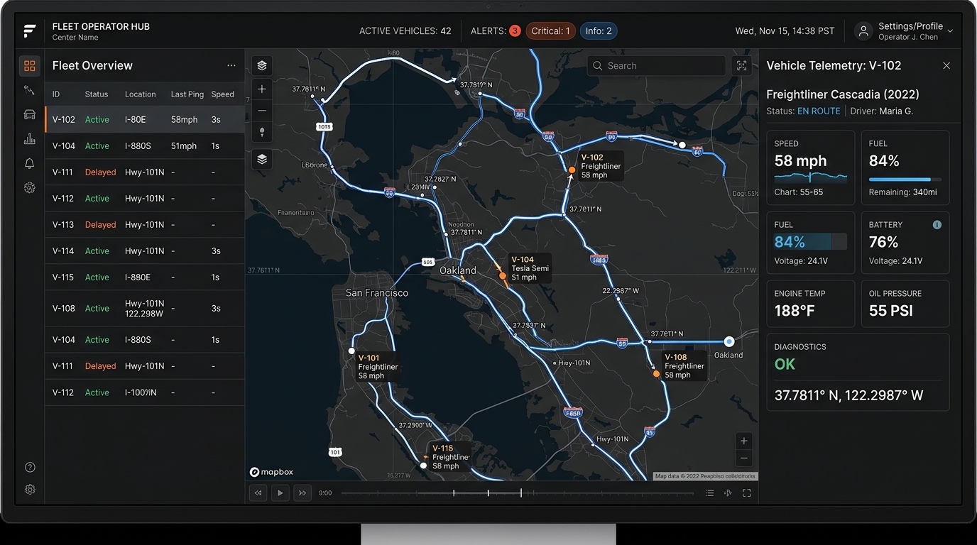Proxiva Telemetry & Logistics Platform